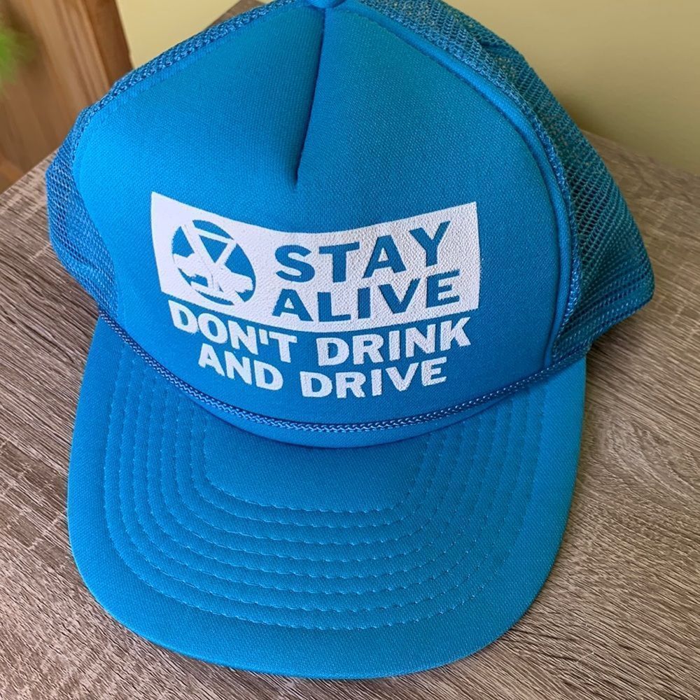 Vintage Mohr’s stay alive don’t drink and drive hat